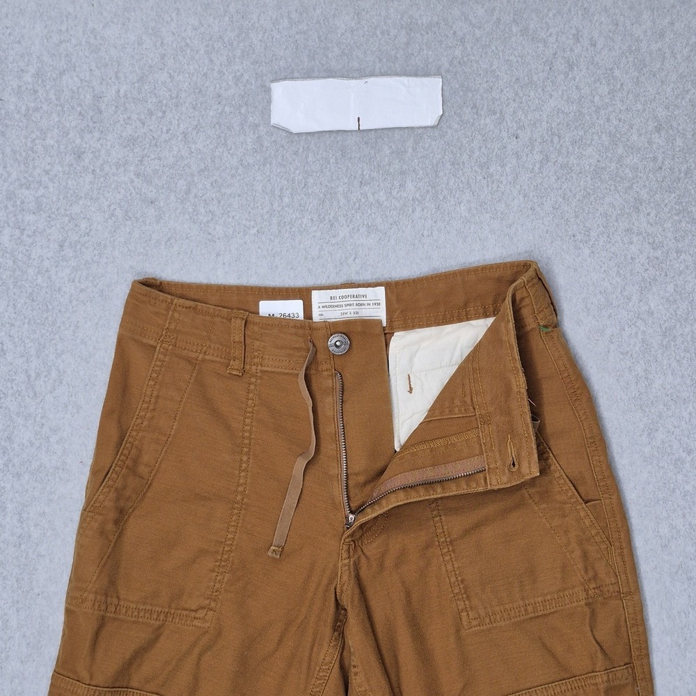 REI Co-Op Men Pants 28W X 32L Brown Trailsmith Double Knee Outdoor Hiking 30" - Picture 7 of 13